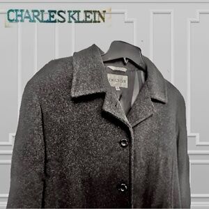 Woman’s Wool Trench Coat by Charles Klein